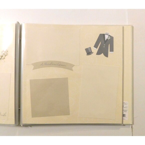 Hallmark Happy Ever After 12x12 Scrapbook Album 20 Pre-designed Pages Photo Safe - Picture 6 of 9